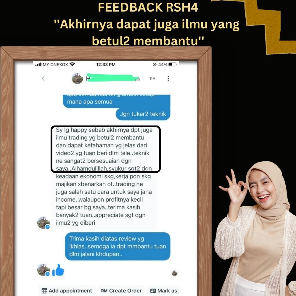 Feedback pelajar RSH4: Akhirnya dapat juga ilmu yang betul-betul membantu